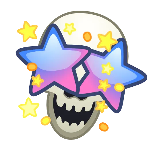 🤩 Стикер «Skull Emoji Pack» для Telegram