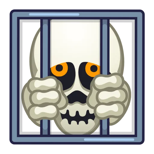 🔒 Стикер «Skull Emoji Pack» для Telegram
