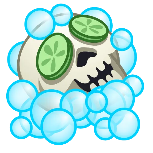 🛀 Стикер «Skull Emoji Pack» для Telegram