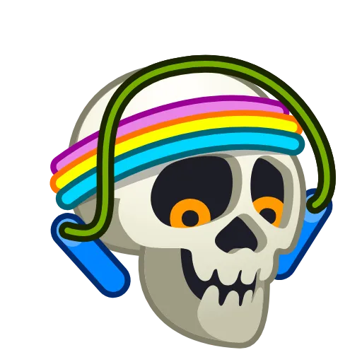 🤸‍♀ Стикер «Skull Emoji Pack» для Telegram