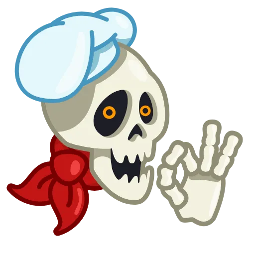 👌 Стикер «Skull Emoji Pack» для Telegram