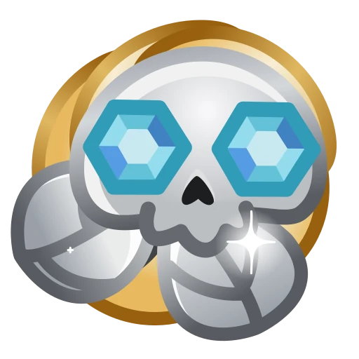 💀 Стикер «Skull Flower» для Telegram
