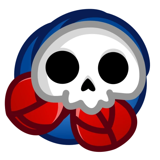 💀 Стикер «Skull Flower» для Telegram