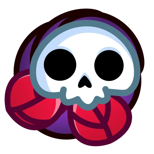 💀 Стикер «Skull Flower» для Telegram