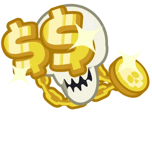 🤑 Эмодзи «Skull Stickers» для Telegram