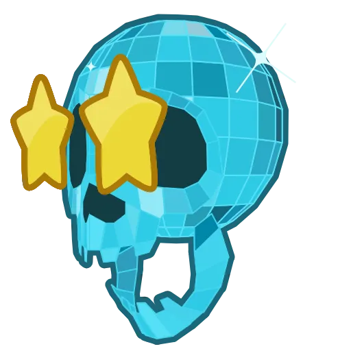 🤩 Эмодзи «Skull Stickers» для Telegram