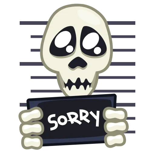 🔒 Эмодзи «Skull Stickers» для Telegram