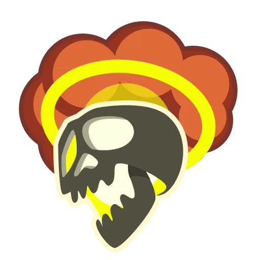 🤯 Эмодзи «Skull Stickers» для Telegram