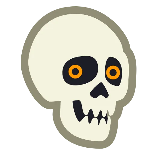 🤪 Эмодзи «Skull Stickers» для Telegram