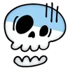 💀 Эмодзи «Skulls» для Telegram