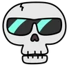 💀 Эмодзи «Skulls» для Telegram