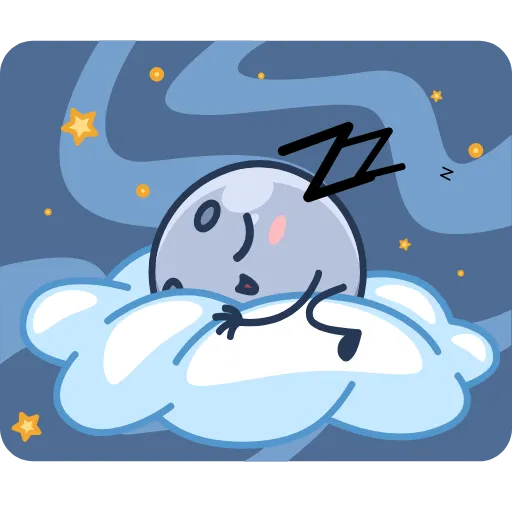 😴 Эмодзи «Небесная Парочка» для Telegram