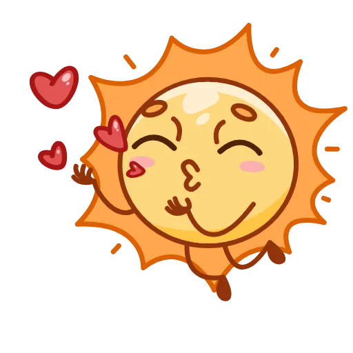 😘 Стикер «Небесная парочка» для Telegram