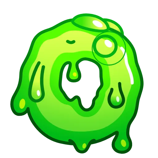 🟢 Эмодзи «Slime Font Emoji» для Telegram