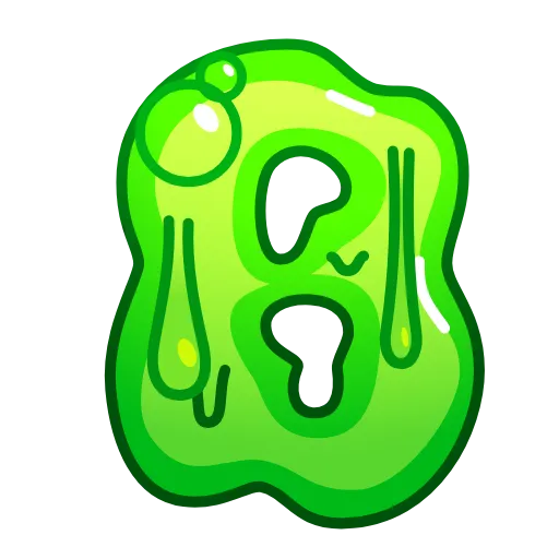 8️⃣ Эмодзи «Slime Font Emoji» для Telegram