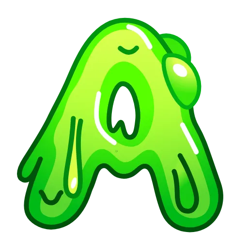 Эмодзи Slime Font Emoji для Telegram — скачать