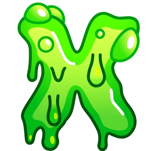 🔠 Эмодзи «Slime Font Emoji» для Telegram