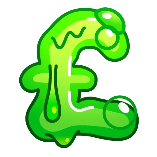 💷 Эмодзи «Slime Font Emoji» для Telegram