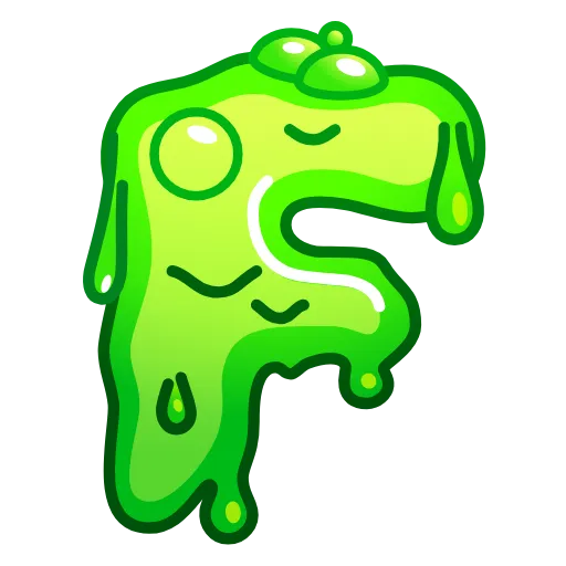🔠 Эмодзи «Slime Font Emoji» для Telegram