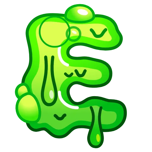 🔠 Эмодзи «Slime Font Emoji» для Telegram