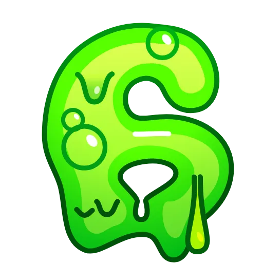 6️⃣ Эмодзи «Slime Font Emoji» для Telegram