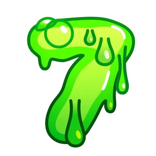 7️⃣ Эмодзи «Slime Font Emoji» для Telegram