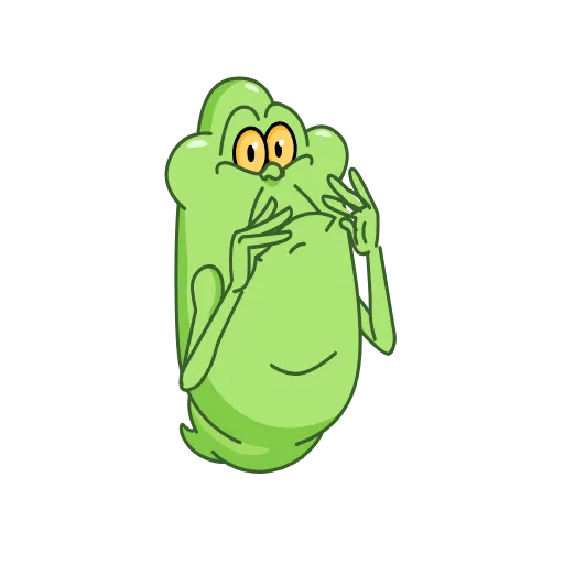 🤷‍♀️ Стикер «Slimer» для Telegram