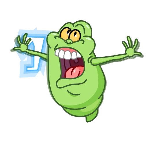😱 Стикер «Slimer» для Telegram