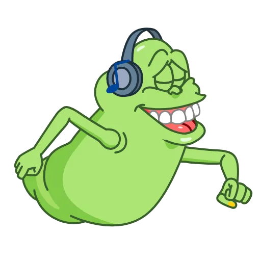 🕺 Стикер «Slimer» для Telegram