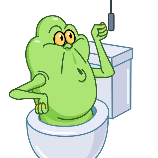 🚽 Стикер «Slimer» для Telegram