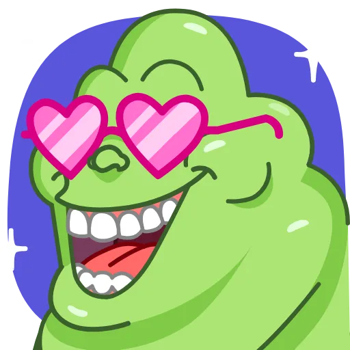 🍑 Стикер «Slimer» для Telegram