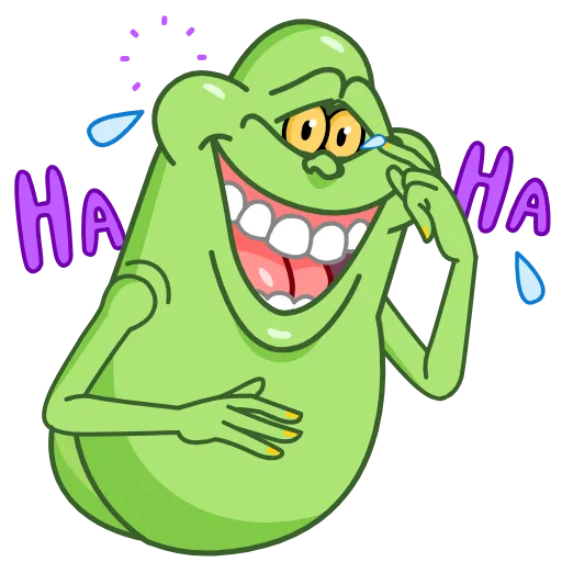 Стикерпак Slimer для Telegram — скачать