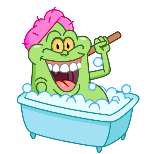 🛁 Эмодзи «Slimer» для Telegram
