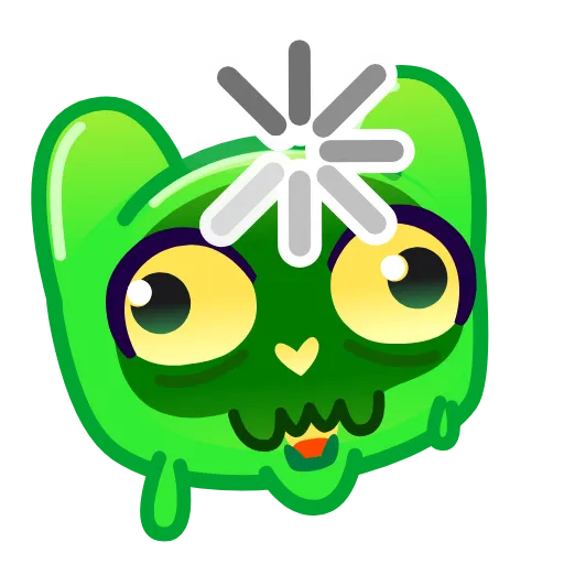 😶 Эмодзи «Slippery Cat Emoji» для Telegram