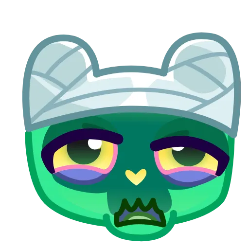 🤕 Эмодзи «Slippery Cat Emoji» для Telegram