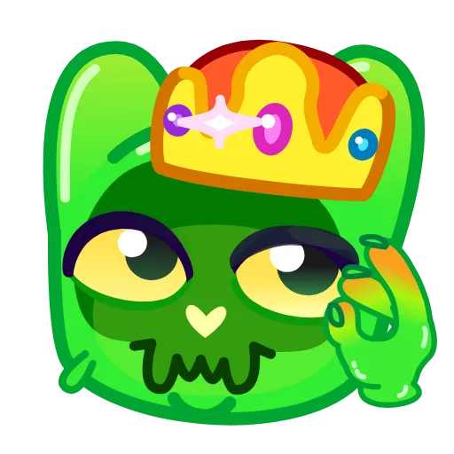 👑 Эмодзи «Slippery Cat Emoji» для Telegram