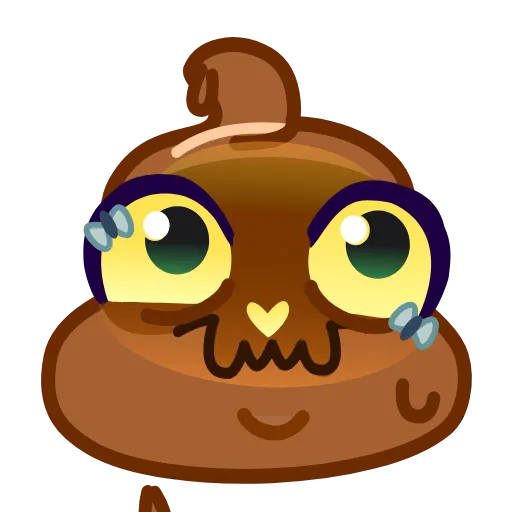 💩 Эмодзи «Slippery Cat Emoji» для Telegram