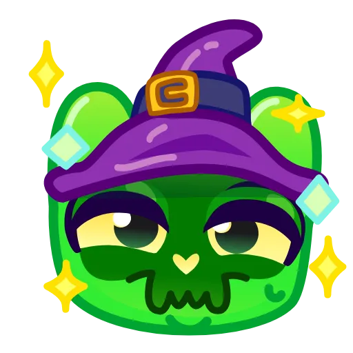 🧙‍♀️ Эмодзи «Slippery Cat Emoji» для Telegram