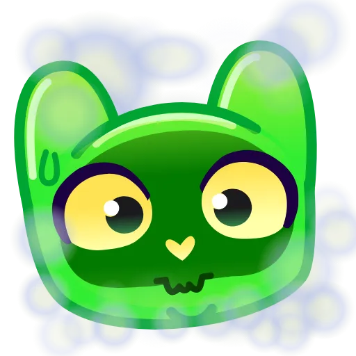 😶‍🌫️ Эмодзи «Slippery Cat Emoji» для Telegram