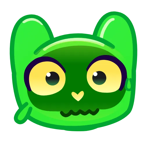 😵 Эмодзи «Slippery Cat Emoji» для Telegram