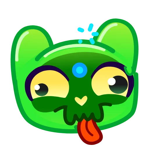 🤪 Эмодзи «Slippery Cat Emoji» для Telegram
