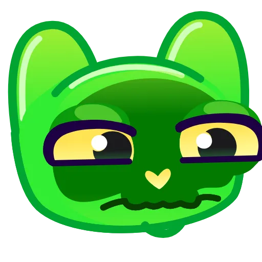 😑 Эмодзи «Slippery Cat Emoji» для Telegram