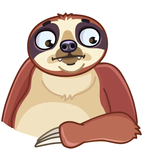 😵 Эмодзи «Slothy» для Telegram