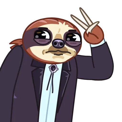 🕺 Эмодзи «Slothy» для Telegram