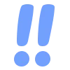‼️ Эмодзи «Цифры и иконки в трёх цветах, синий, жёлтый, красный» для Telegram