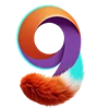 9️⃣ Эмодзи «Буквы и лисы» для Telegram