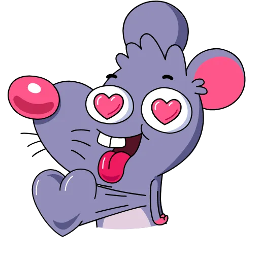 😍 Эмодзи «Small Mouse» для Telegram