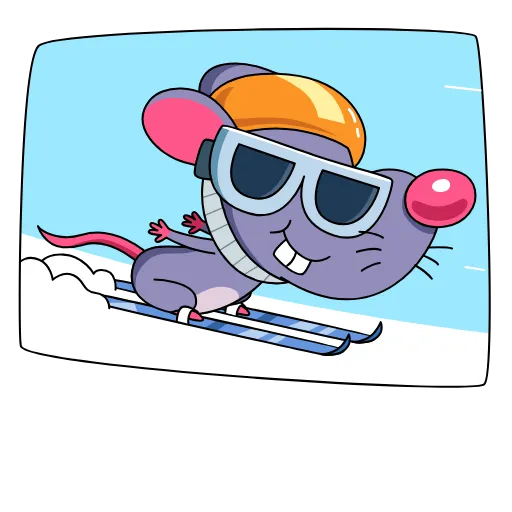 😎 Эмодзи «Small Mouse» для Telegram