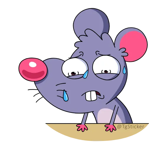 🤢 Эмодзи «Small Mouse» для Telegram