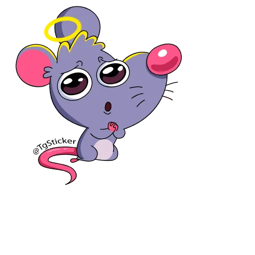 😇 Эмодзи «Small Mouse» для Telegram